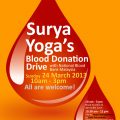 Surya Yoga's blood donation drive
